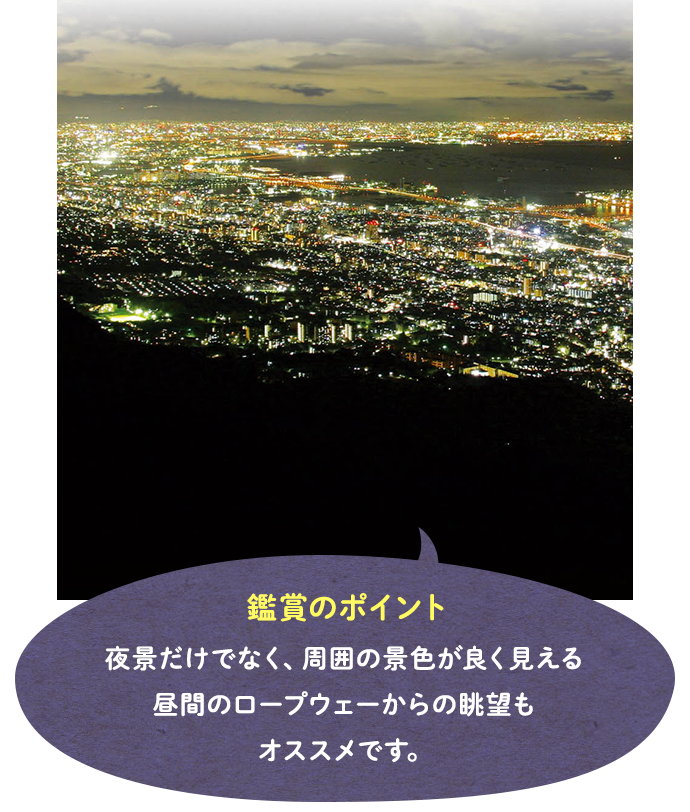 摩耶山掬星台の夜景