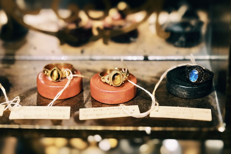 Countless accessories inside the store 