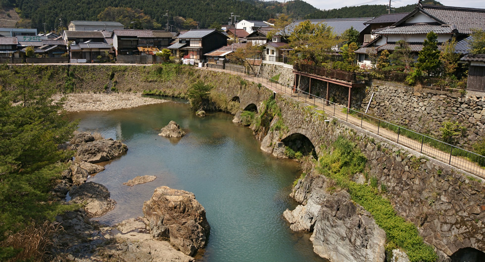 朝来市生野町 トロッコ軌道跡