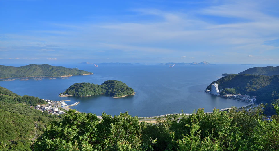 宝珠山山頂からの眺め