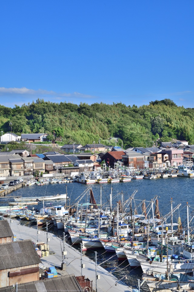 室津の町並み-2