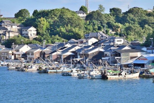 室津の町並み-3