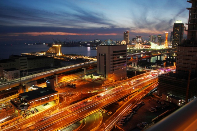 阪神高速の夜景