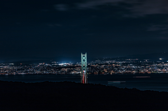 明石海峡大橋（夜景）-5