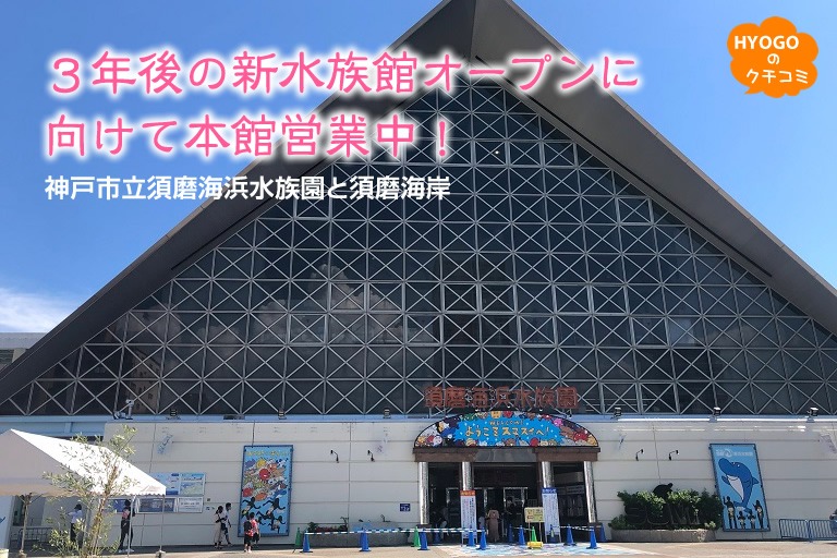 3年後の新水族館オープンに向けて本館営業中!神戸市立須磨海浜水族園と須磨海岸