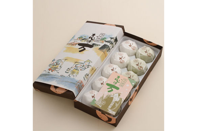 塩味饅頭　志ほ万　白・抹茶詰合せ（株式会社かん川本舗）