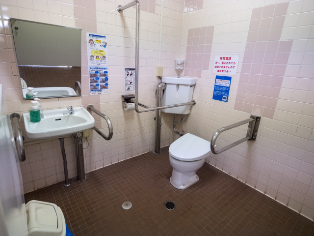 レストハウスのトイレ