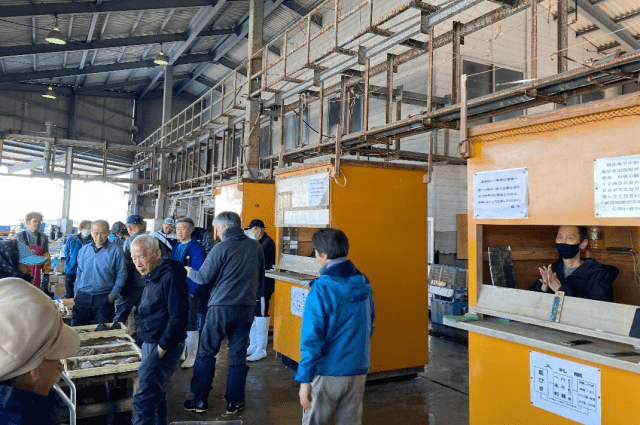 Observe the auctions at Yura Fishing Port,a great natural …