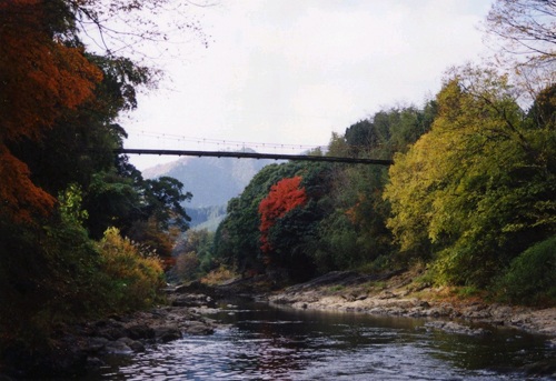 広田の吊橋