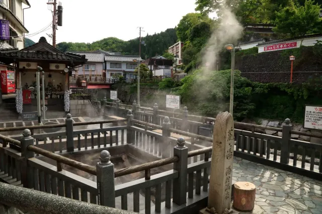 Experience hot spring bathing on a Yumura Onsen walking tour