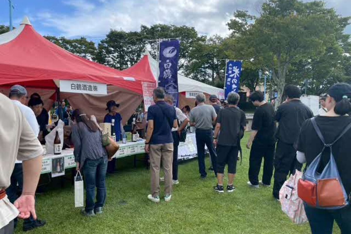 山田錦乾杯まつり会場風景